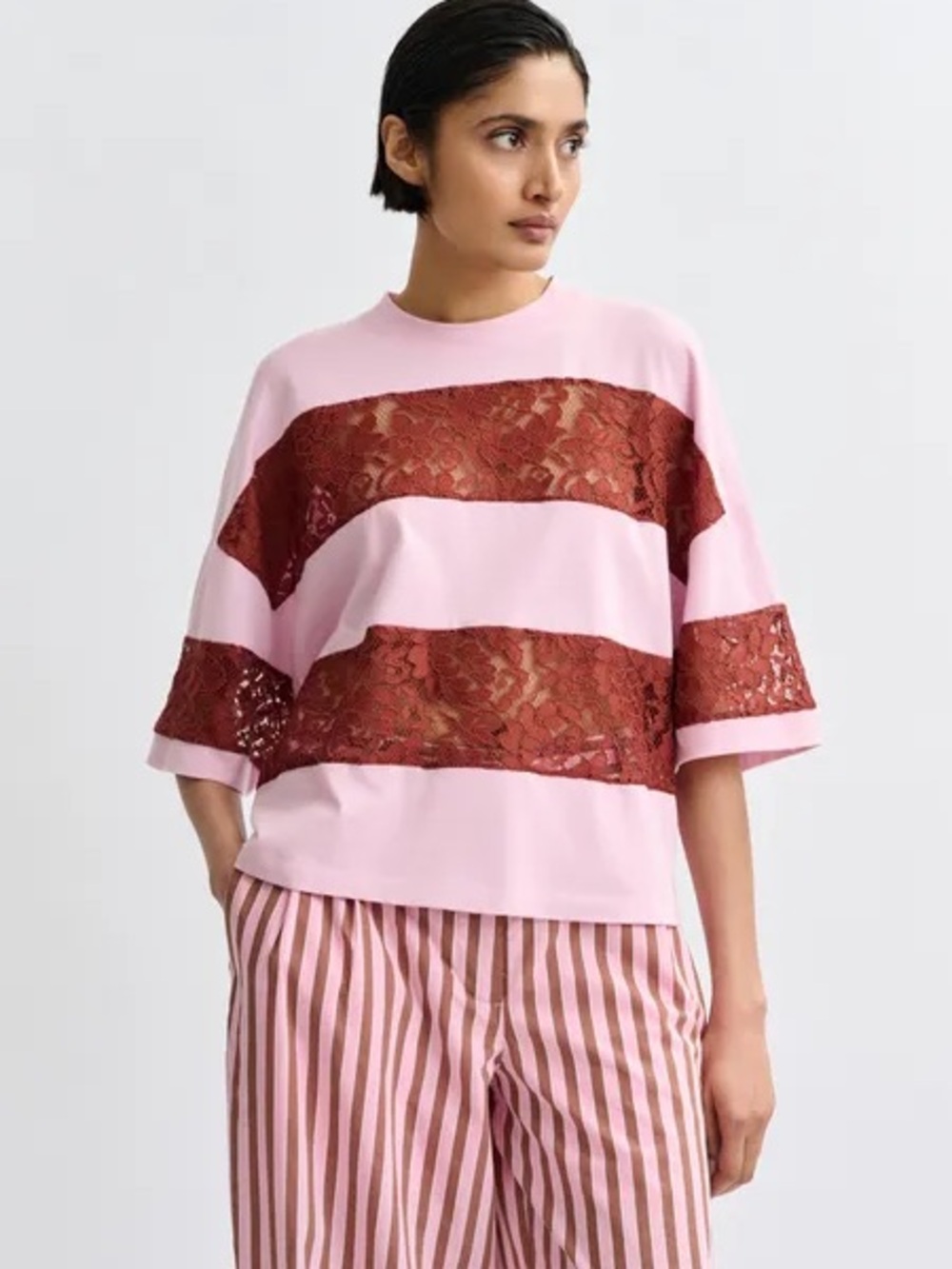 Essentiel antwerp jermix shirt in violet